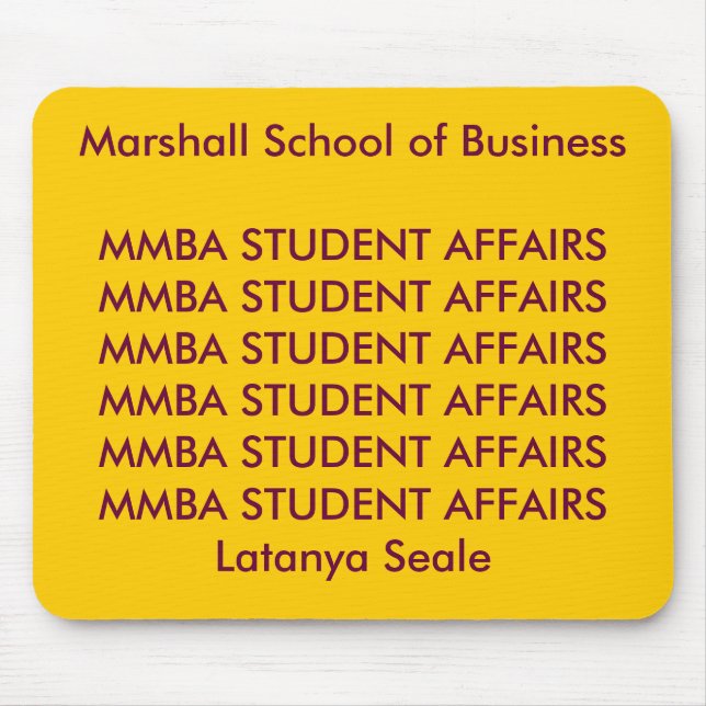 TAPIS DE SOURIS MBASTUDENTAFFIRS MOUSEPAD (Devant)