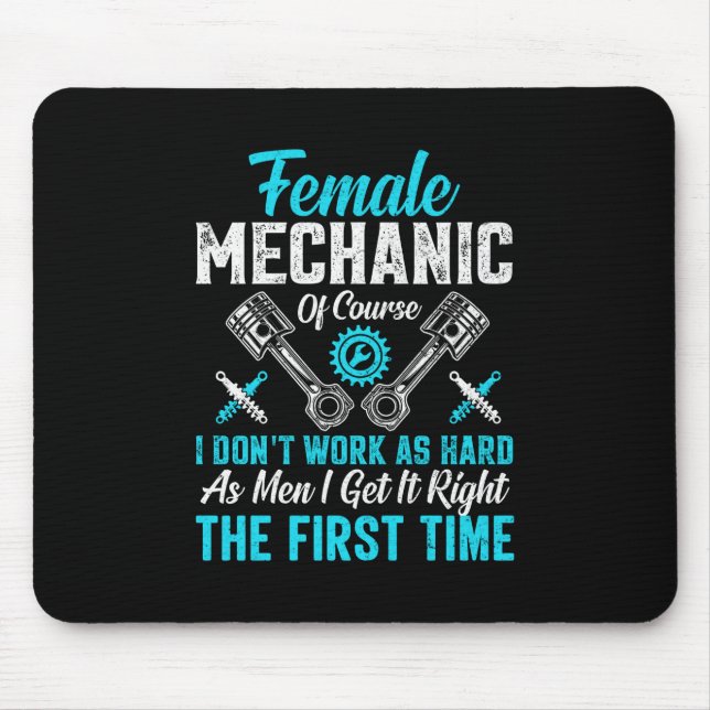 Tapis De Souris Mécanique féminine (Devant)