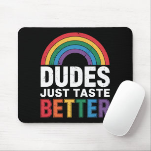Tapis De Souris Mecs Ont Juste Meilleur Goût Drôle Fierté Gay Cade