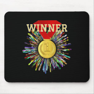 Tapis De Souris Médaille d'or #1 du lauréat du prix de la concurre
