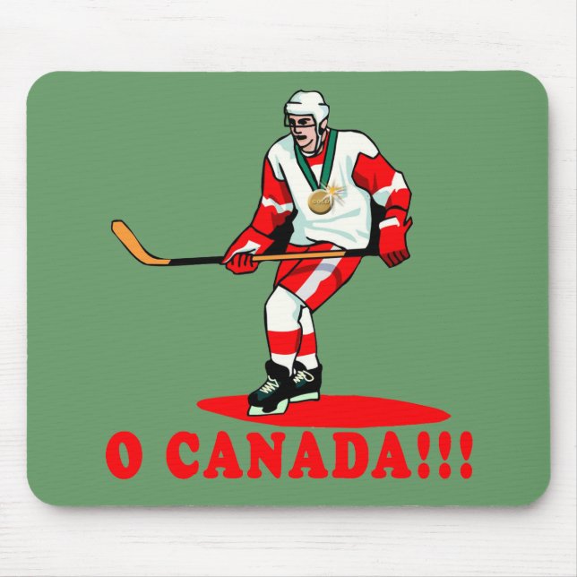 Tapis De Souris Médaille d'or d'hockey d'O Canada (Devant)