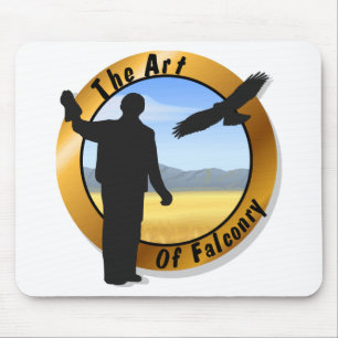 Tapis De Souris Médaillon Falconer rond Mousepad