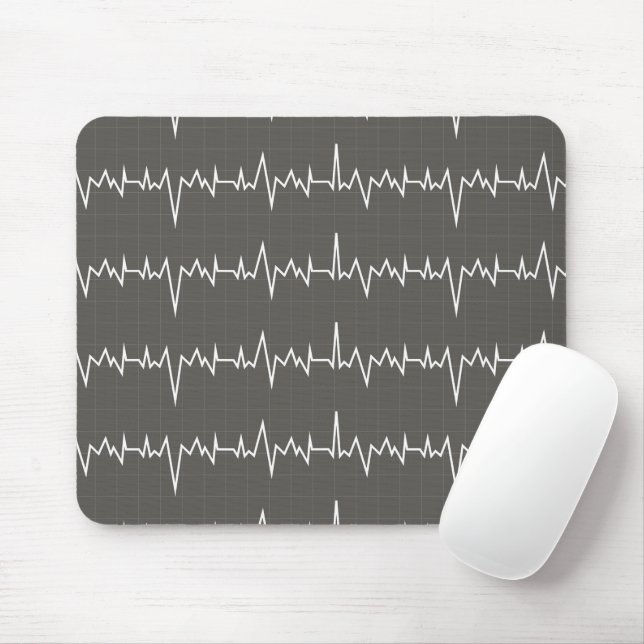Tapis De Souris Médecin Cardiac Heartbeat Médicale Hospital Health (Avec souris)