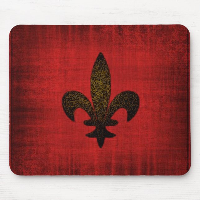Tapis de souris médiéval rouge (Devant)