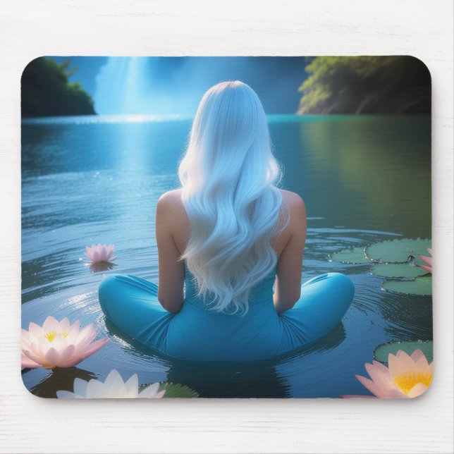 TAPIS DE SOURIS MEDITATION -YOGA - WELLNESS - CARPE DIEM (Devant)