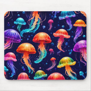 Tapis De Souris Méduse colorée