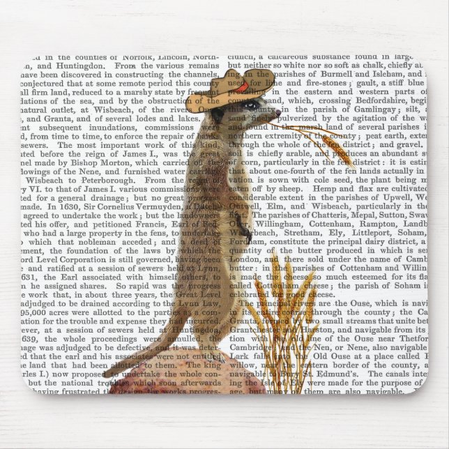 Tapis De Souris Meerkat Cowboy (Devant)