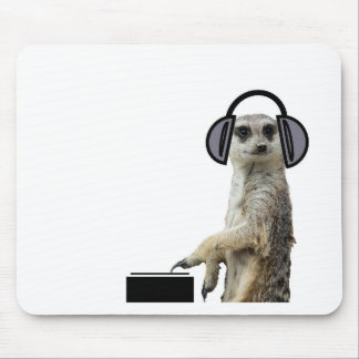 Tapis De Souris Meerkat frais génial DJ
