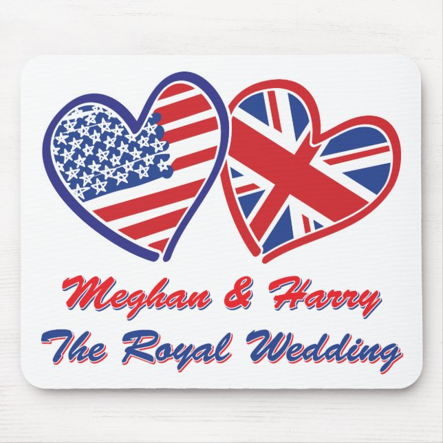 Tapis De Souris Meghan-and-Harrys Mariage (Devant)