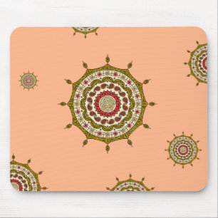 Tapis De Souris Mehndi Imaginaire Gold Mousepad