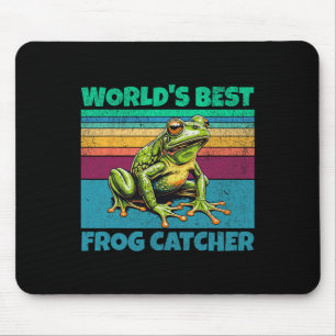 Tapis De Souris Meilleur attrapeur de crapauds du monde de grenoui
