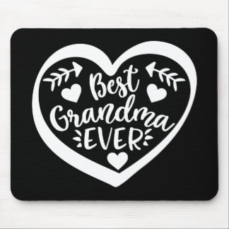 Tapis De Souris Meilleur cadeau de coeur de grand-mère