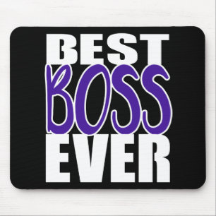 Tapis De Souris Meilleur chef jamais cadeau de jour Boss's Day