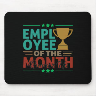 Tapis De Souris Meilleur Employé Du Mois Runner Up Office