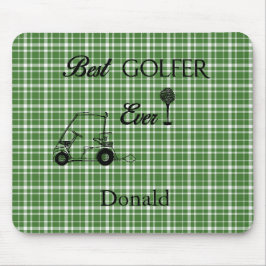 Tapis De Souris Meilleur Panier de souris personnalisé Golfeur