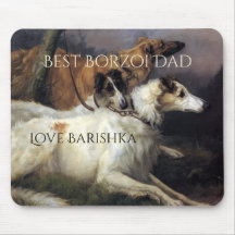 Meilleur Papa Borzoï Personnalisé