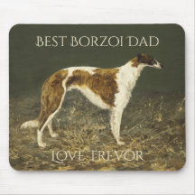 Meilleur Papa Borzoï Personnalisé