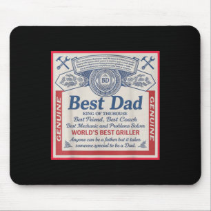 Tapis De Souris Meilleur Papa Meilleur Grilleur du Monde Fête des
