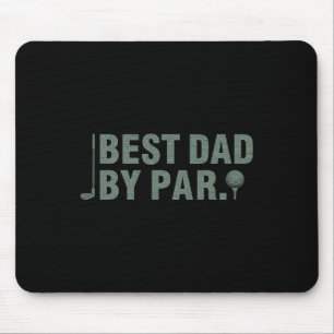 Tapis De Souris Meilleur papa Par Par Fête des pères Golfing Anniv