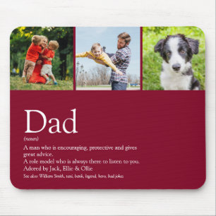 Tapis De Souris Meilleur Papa Père Définition Photo Bordeaux