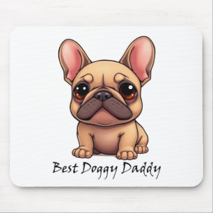 Tapis De Souris Meilleur Papa Toutou Bouledogue Français Animal de
