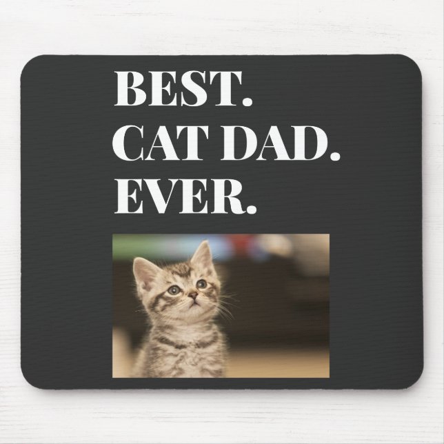 Tapis De Souris Meilleur Père De Cad Jamais Photo (Devant)