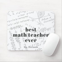 Meilleur professeur de mathématiques | Monogramme 