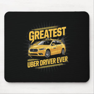 Tapis De Souris Meilleur Uber Driver Jamais Uber Driver Funny 1
