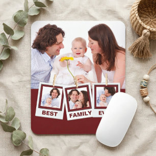 Tapis De Souris Meilleure famille jamais Collage photo personnalis