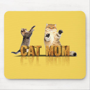 Tapis De Souris Meilleure mère de chat cadeau maman chat