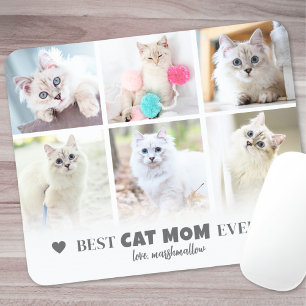 Tapis De Souris Meilleure Photo De Compagnie De Chat Maman