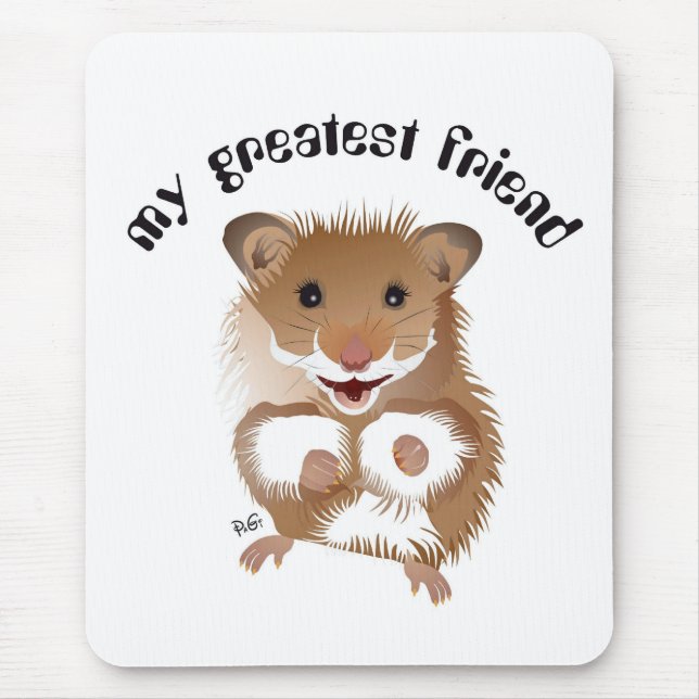 Tapis De Souris Mein grösster Freund, Hamster Mauspad (Devant)
