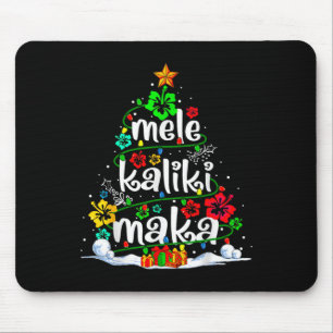 Tapis De Souris Mele Kalikimaka Tropical Christmas Hawaiian Père N