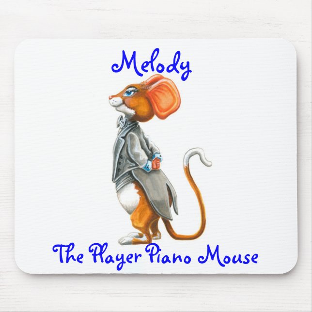 Tapis De Souris Mélodie, le piano de joueur Mousepad (Devant)