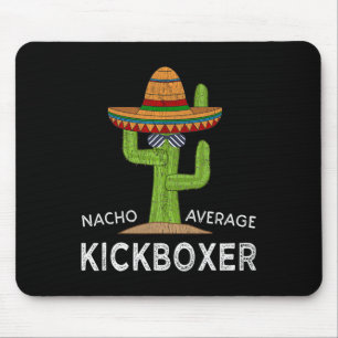 Tapis De Souris Mème de kickboxeur hilarant amusant Boxe pieds-poi