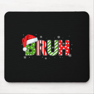 Tapis De Souris Mème drôle de Bruh salutation de frère ados garçon