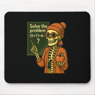 Tapis De Souris Mème Hugvyn Halloween squelette six sept 67 Pemdas
