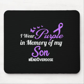 Tapis De Souris Mémoire de sensibilisation à l'overdose