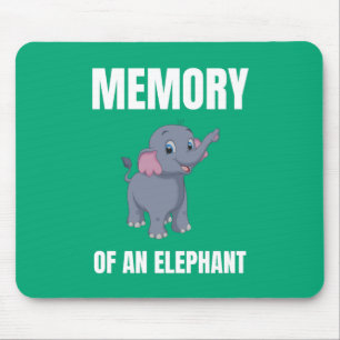 Tapis De Souris Mémoire d'un modèle alternatif Elephant