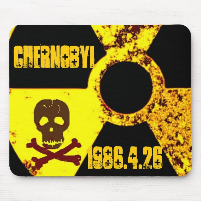 Tapis De Souris Mémorial anti-nucléaire de Tchernobyl (Devant)