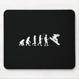 Tapis De Souris Mens Evolution Snowboard Cadeau Snowboard Boa cade