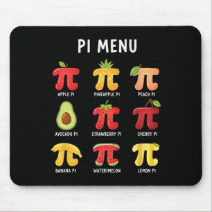 Tapis De Souris Menu Pi 3,14 Symbole du nombre Pi Prof de maths dr
