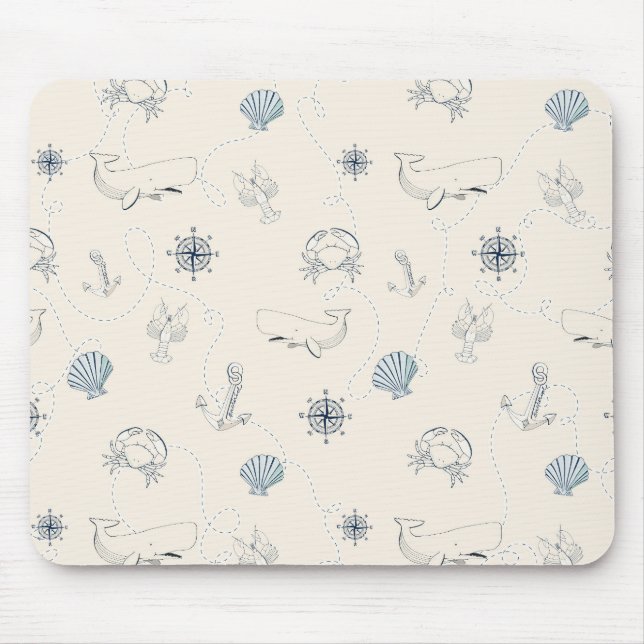 Tapis De Souris Mer marine (Devant)