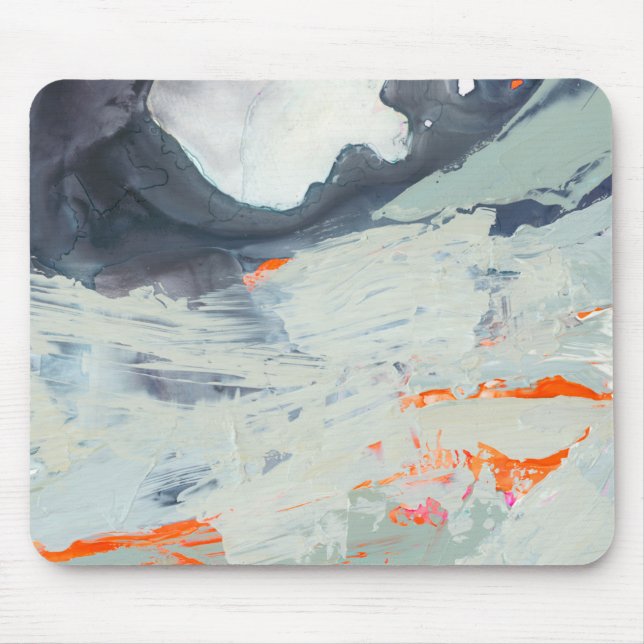 Tapis De Souris Mer Polyphonique - Beige (Devant)