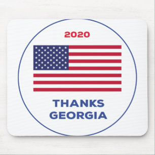 Tapis De Souris Merci aux élections de Géorgie 2020