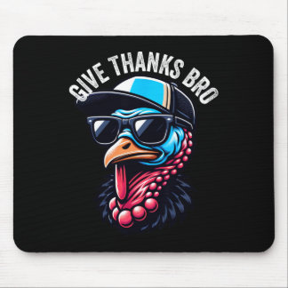 Tapis De Souris Merci Bro Turquie Garçons Enfants Merci Thanksgi