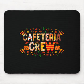 Tapis De Souris Merci Cafétéria Crew Automne Citrouille Merci