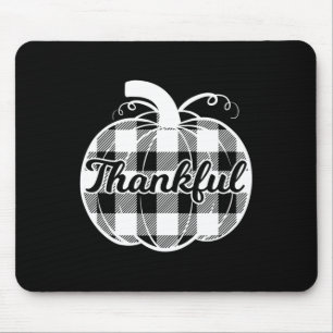 Tapis De Souris Merci Citrouille mignon Thanksgiving Automne Pla d