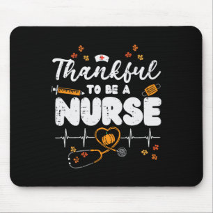 Tapis De Souris Merci D'Être Une Infirmière Thanksgiving Scrub Top