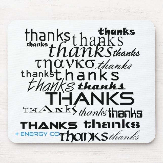 Tapis De Souris Merci Mousepad (Devant)